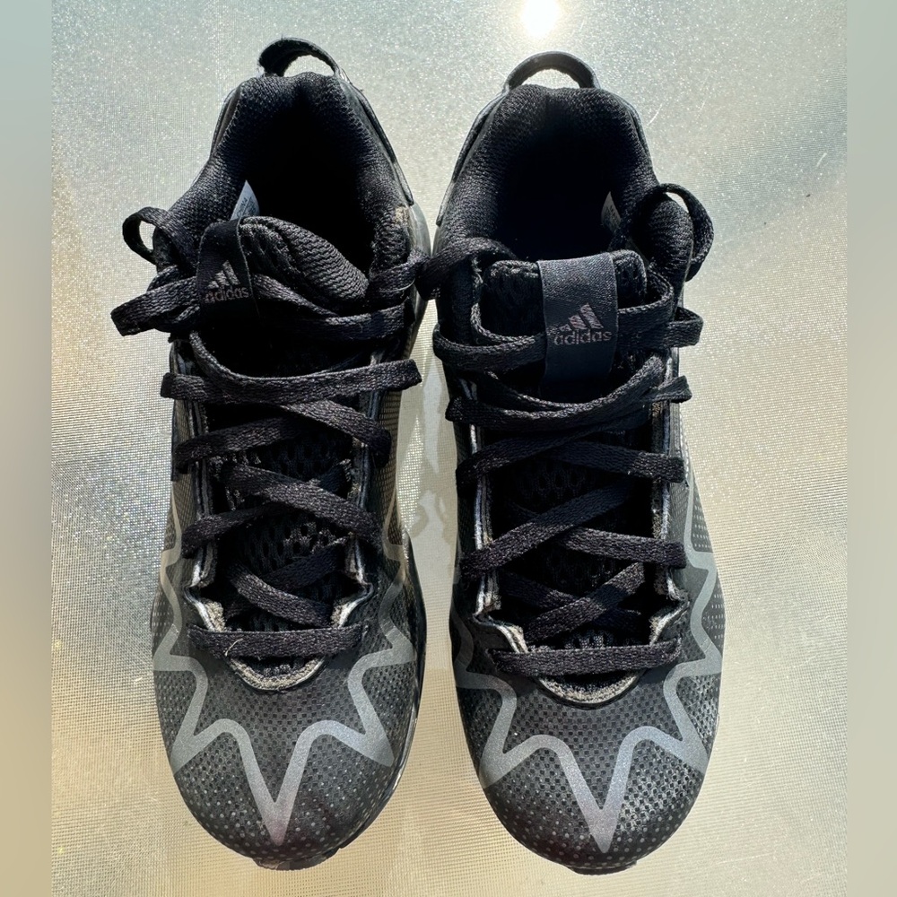 adidas Kids Black Cleats - Picture 2 of 6
